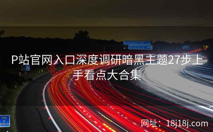 P站官网入口深度调研暗黑主题27步上手看点大合集